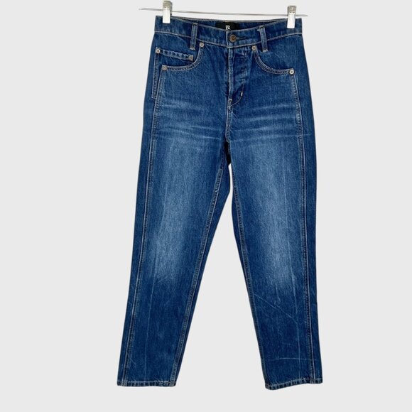 Banana Republic Womens Petite Ranger Straight Leg Jeans Button Fly size 24P - Picture 3 of 15